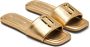 Marc Jacobs The J Marc leather mules Gold - Thumbnail 1