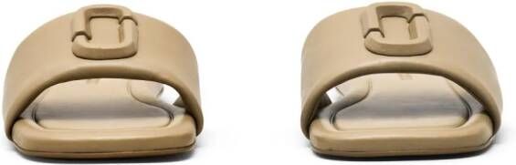 Marc Jacobs The J Marc leather sandals Neutrals