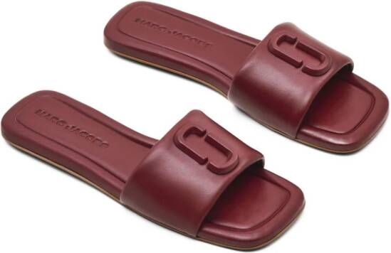 Marc Jacobs The J Marc leather sandals Red