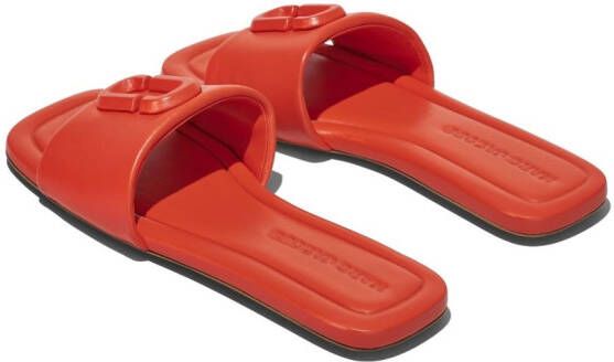 Marc Jacobs The J Marc leather slides Red
