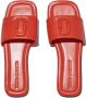 Marc Jacobs The J Marc leather slides Red - Thumbnail 4