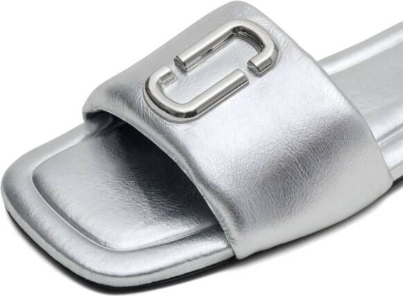 Marc Jacobs The J Marc Metallic sandals Silver