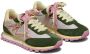Marc Jacobs Green & Pink 'The Jogger' Sneakers - Thumbnail 3