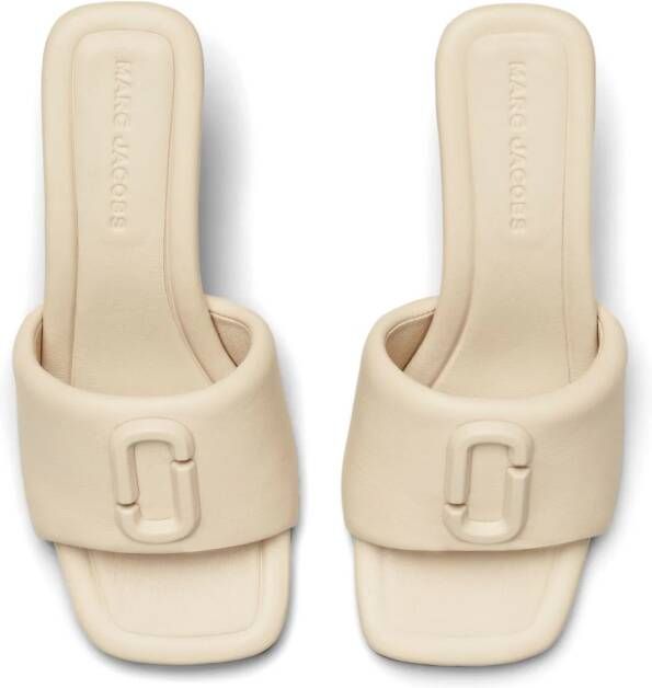 Marc Jacobs The Leather J Marc 65mm sandals White
