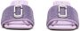 Marc Jacobs The Rhinestone J 65mm leather mules Purple - Thumbnail 3