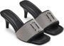 Marc Jacobs The Rhinestone J Marc 65mm sandals Black - Thumbnail 2