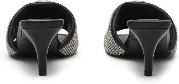Marc Jacobs The Rhinestone J Marc 65mm sandals Black