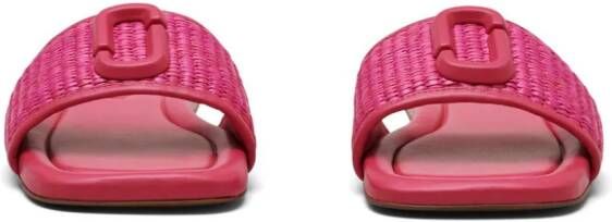 Marc Jacobs The Woven J Marc sandals Pink