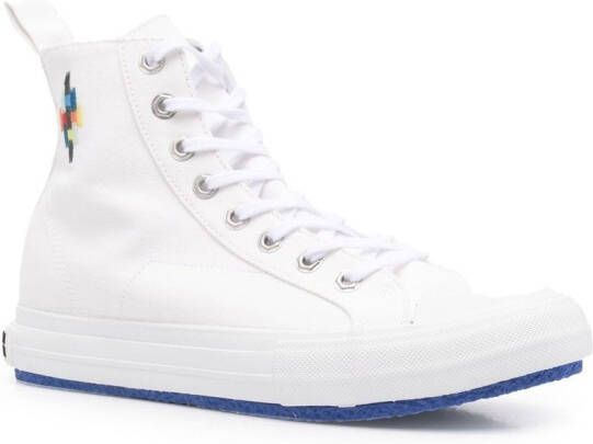 Marcelo Burlon County of Milan contrast-sole high-top sneakers White