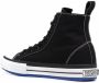 Marcelo Burlon County of Milan embroidered cross high vulcanized sneakers Black - Thumbnail 3