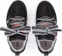Marcelo Burlon County Of Milan Kids Ticinella lace-up sneakers Black - Thumbnail 3