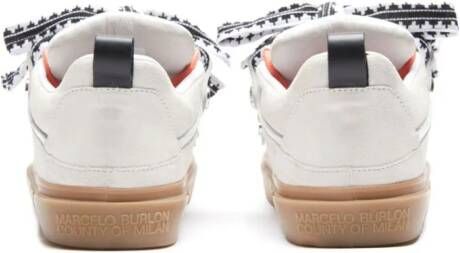Marcelo Burlon County Of Milan Kids Ticinella lace-up sneakers White