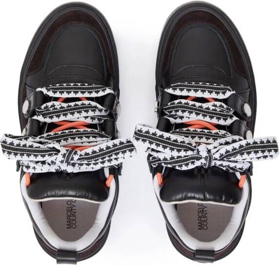 Marcelo Burlon County of Milan Ticinella lace-up sneakers Black