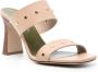 MARIA LUCA 95mm stud-embellished mules Neutrals - Thumbnail 2