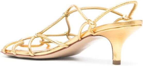 MARIA LUCA Iside 60mm sandals Gold