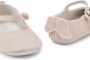 Marie-Chantal Olympia Angel Wing suede ballerina shoes Pink - Thumbnail 4