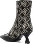 Marine Serre Moon Diamant ankle boots Black - Thumbnail 3