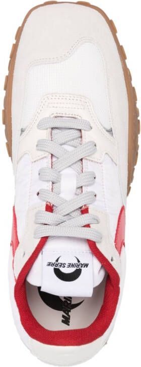 Marine Serre MS-Rise 22 low-top sneakers White