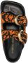 Marine Serre Oriental Towels Birk sandals Orange - Thumbnail 4
