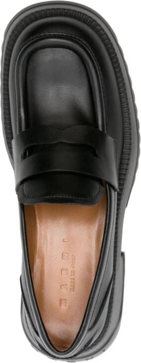 Marni 55mm leather loafers Black