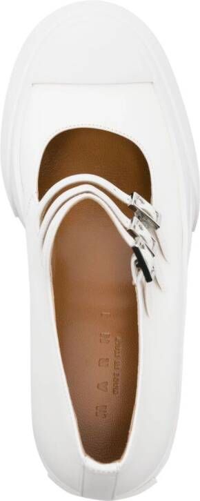 Marni 85mm Mary-Jane loafers White