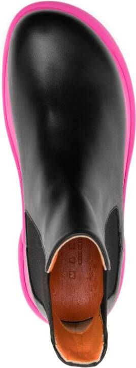 Marni Aras 70mm leather boots Black