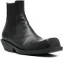 Marni black leather chelsea boots - Thumbnail 2