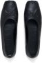 Marni bow-embossed leather ballerina shoes Black - Thumbnail 4