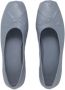 Marni bow-embossed leather ballerina shoes Grey - Thumbnail 4