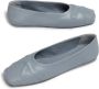 Marni bow-embossed leather ballerina shoes Grey - Thumbnail 5