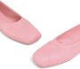 Marni bow leather ballerina shoes Pink - Thumbnail 5
