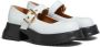 Marni buckle-fastening leather loafers White - Thumbnail 2