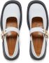 Marni buckle-fastening leather loafers White - Thumbnail 4