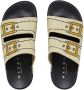 Marni buckle-print double-strap slides Neutrals - Thumbnail 4