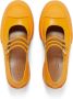 Marni buckle-strap leather pumps Yellow - Thumbnail 4