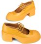 Marni buckle-strap leather pumps Yellow - Thumbnail 5