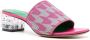 Marni crystal-heel patterned sandals Pink - Thumbnail 2