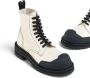 Marni Dada Army leather combat boots White - Thumbnail 4