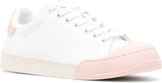 Marni Dada Bumper leather sneakers White