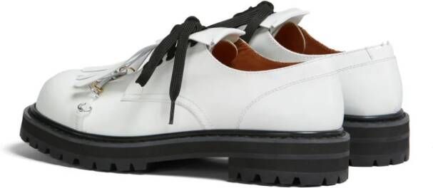 Marni Dada leather Derby shoes White