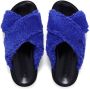 Marni embroidered-logo sandals Blue - Thumbnail 4