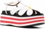 Marni floral-appliqué platform sandals White - Thumbnail 2