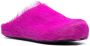 Marni Fussbet Sabot calf-hair slippers Purple - Thumbnail 2