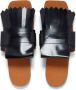 Marni fringed leather flat sandals Black - Thumbnail 3