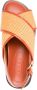 Marni Fussbet leather-trim raffia sandals Orange - Thumbnail 4