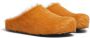 Marni Fussbet Sabot calf-hair slippers Orange - Thumbnail 2