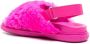 Marni Fussbet shearling sandals Pink - Thumbnail 3