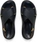 Marni Fussbet leather sandals Black - Thumbnail 4