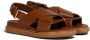 Marni Fussbet leather sandals Brown - Thumbnail 2