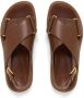 Marni Fussbet leather sandals Brown - Thumbnail 4